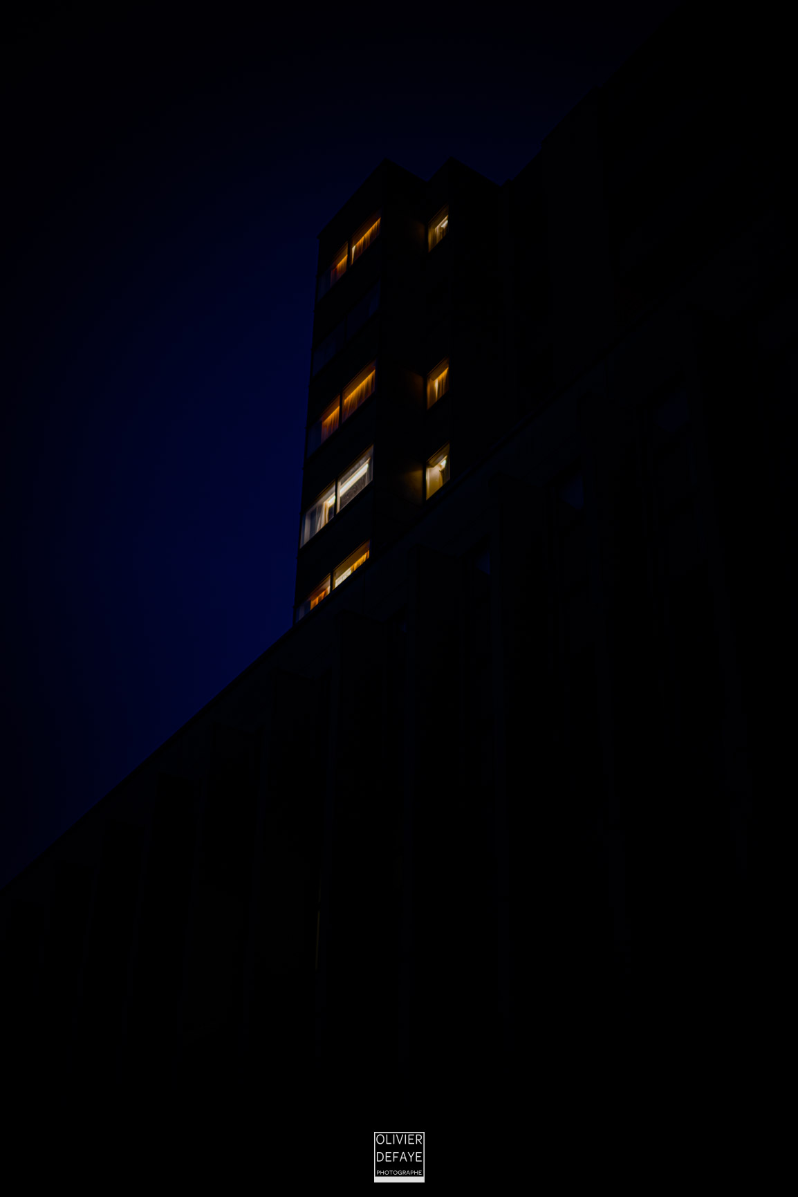 Les lumières dans la ville